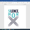 Logo of the association SIlence, MON X